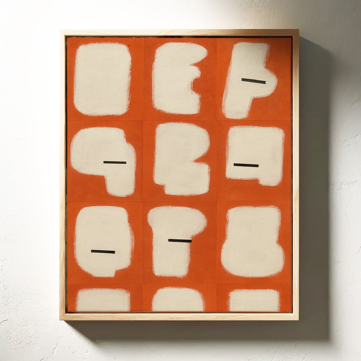 Minimal Shapes on Burnt Orange Grid