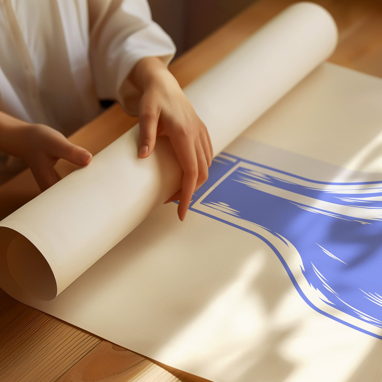 Periwinkle Glass Holds Empty Stories