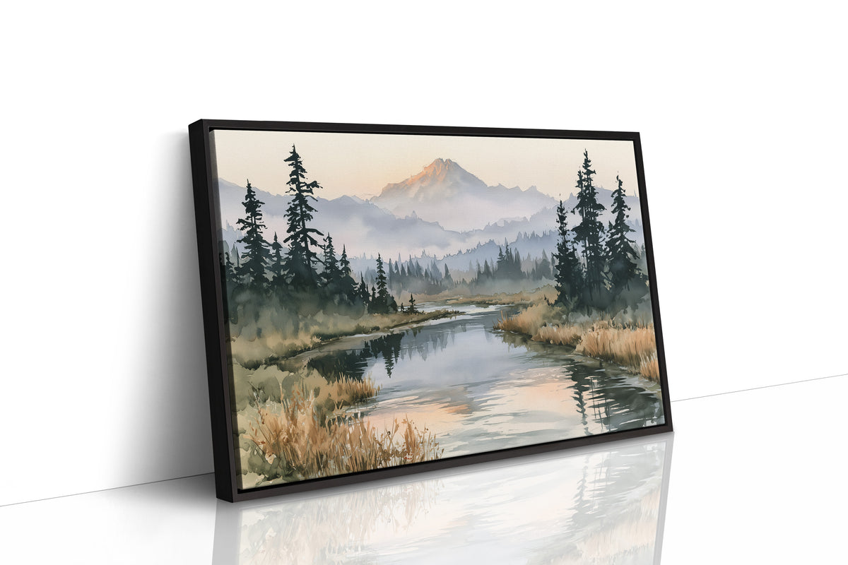 River's Path to Distant Peaks