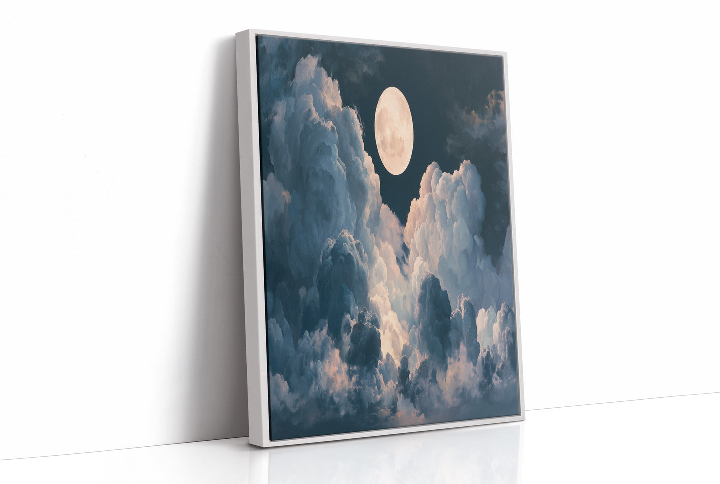 Full Moon Above the Clouds