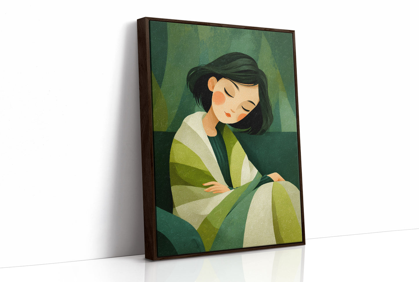 She Rests Inside the Green