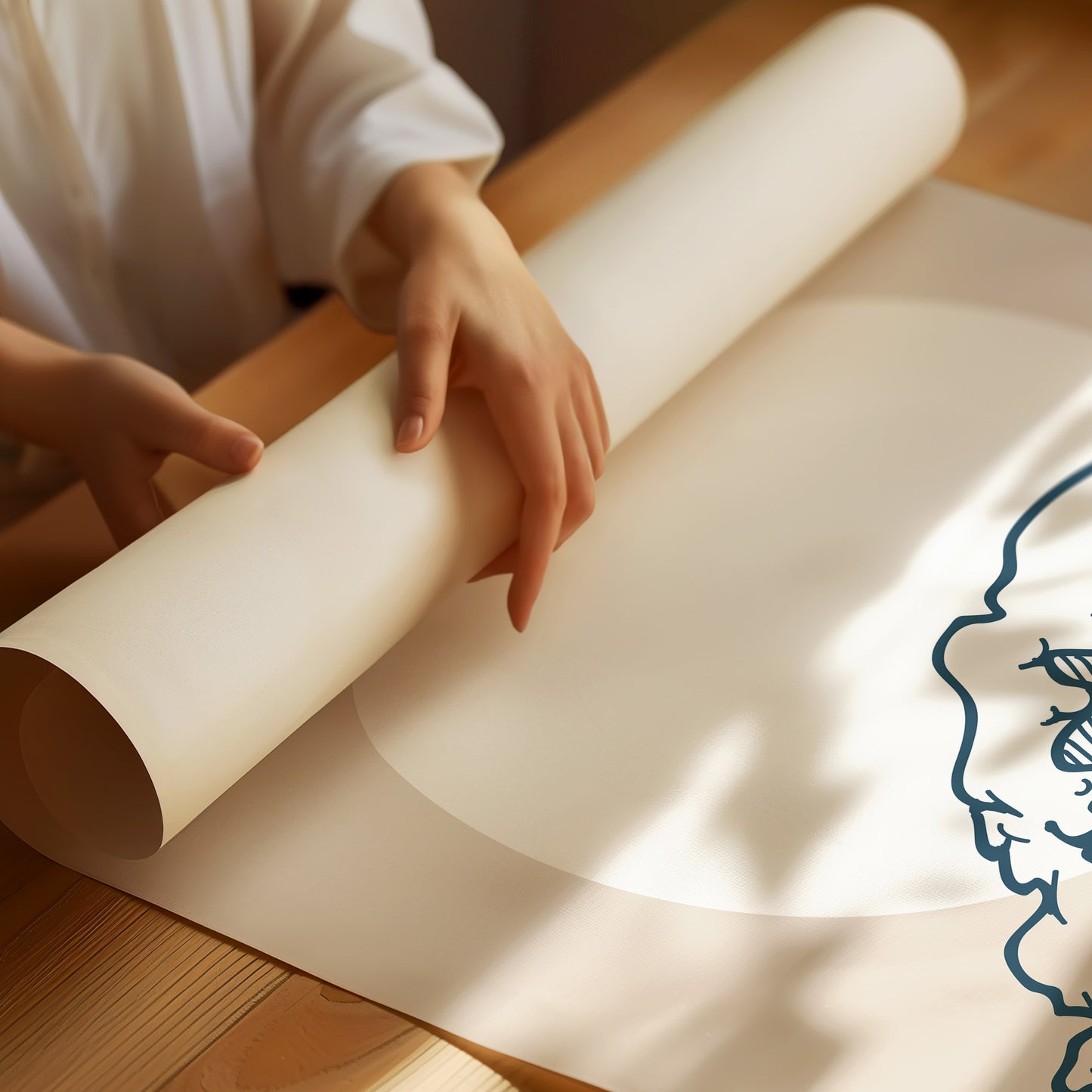 Ocean Lines Dance With Moonlight