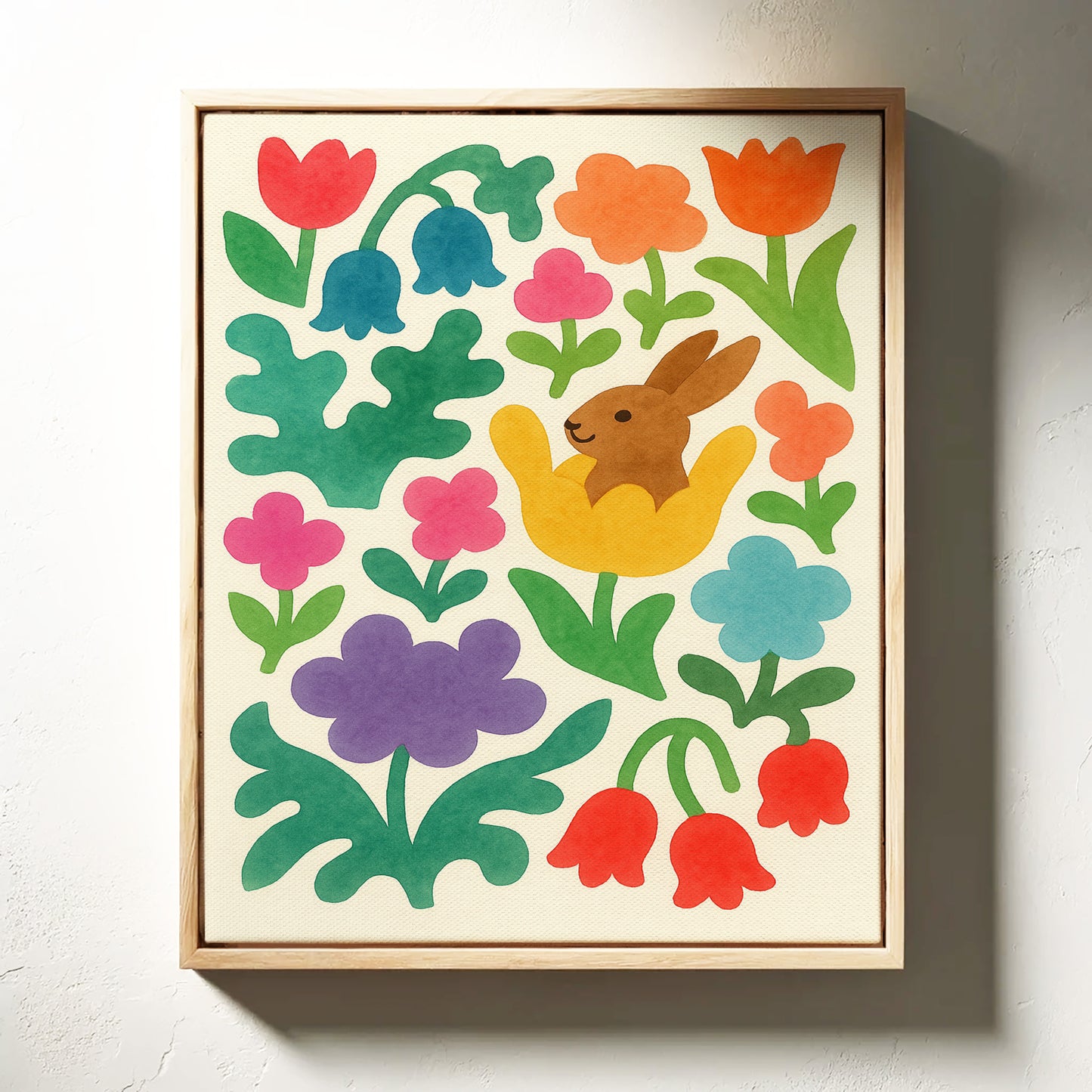 Bunny in the Bloom Garden