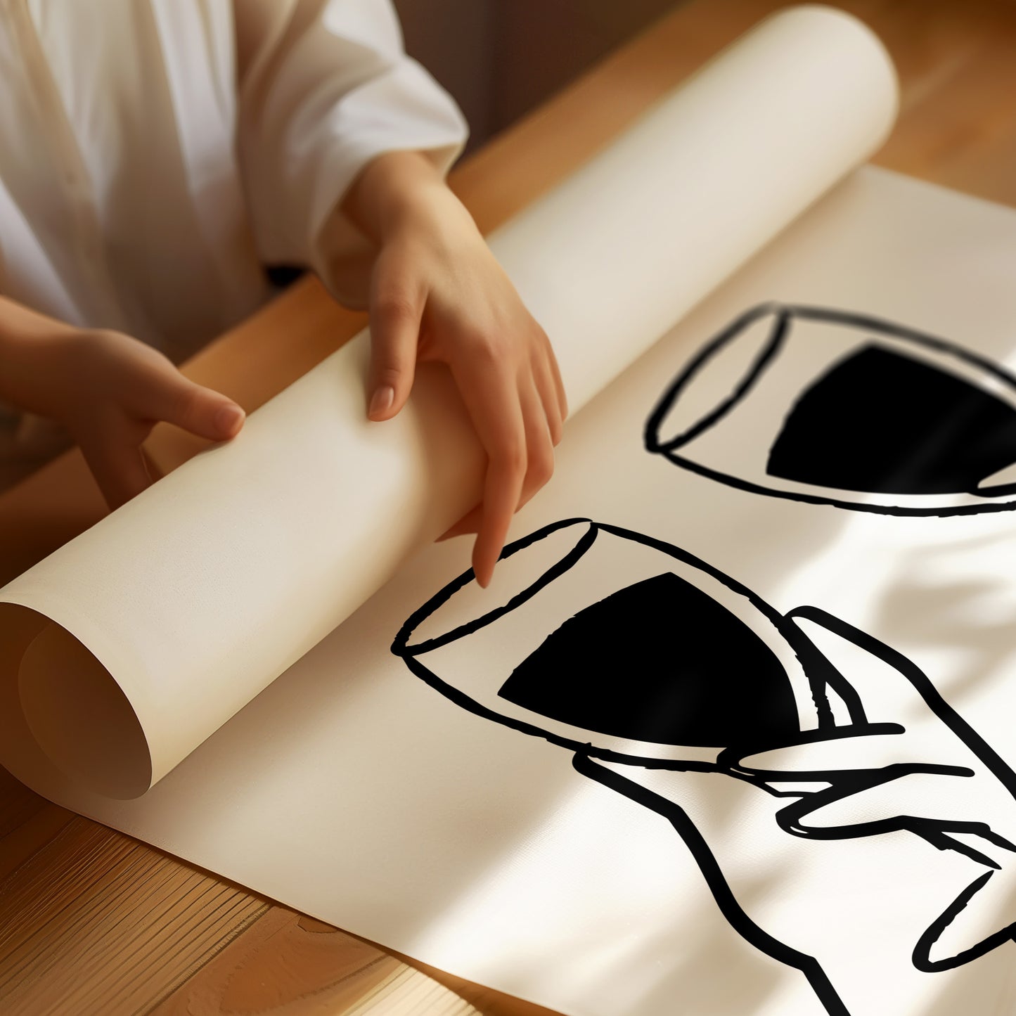 Wine Glasses Toast Silent Promises