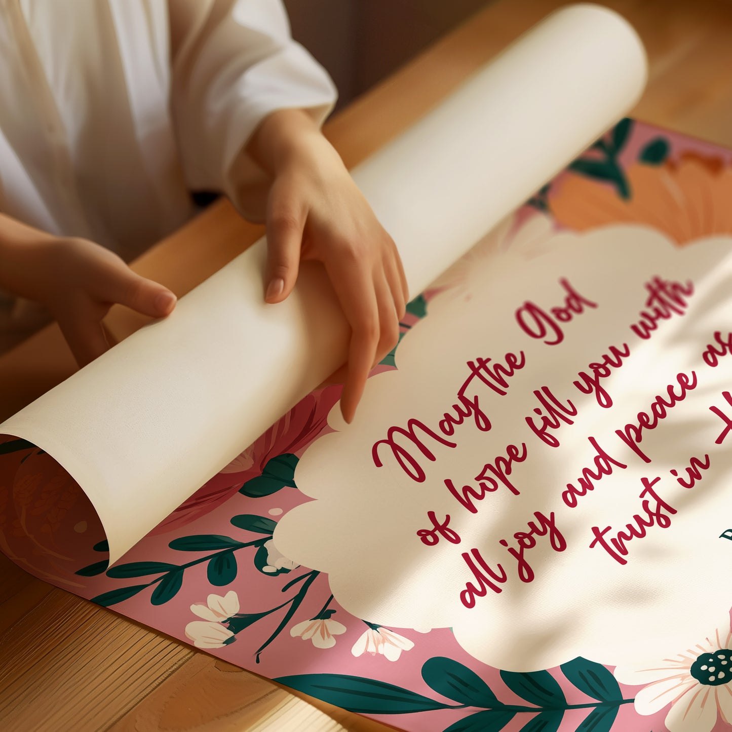 Blossoms of Faith: Scripture's Gentle Promise - Romans 15:13