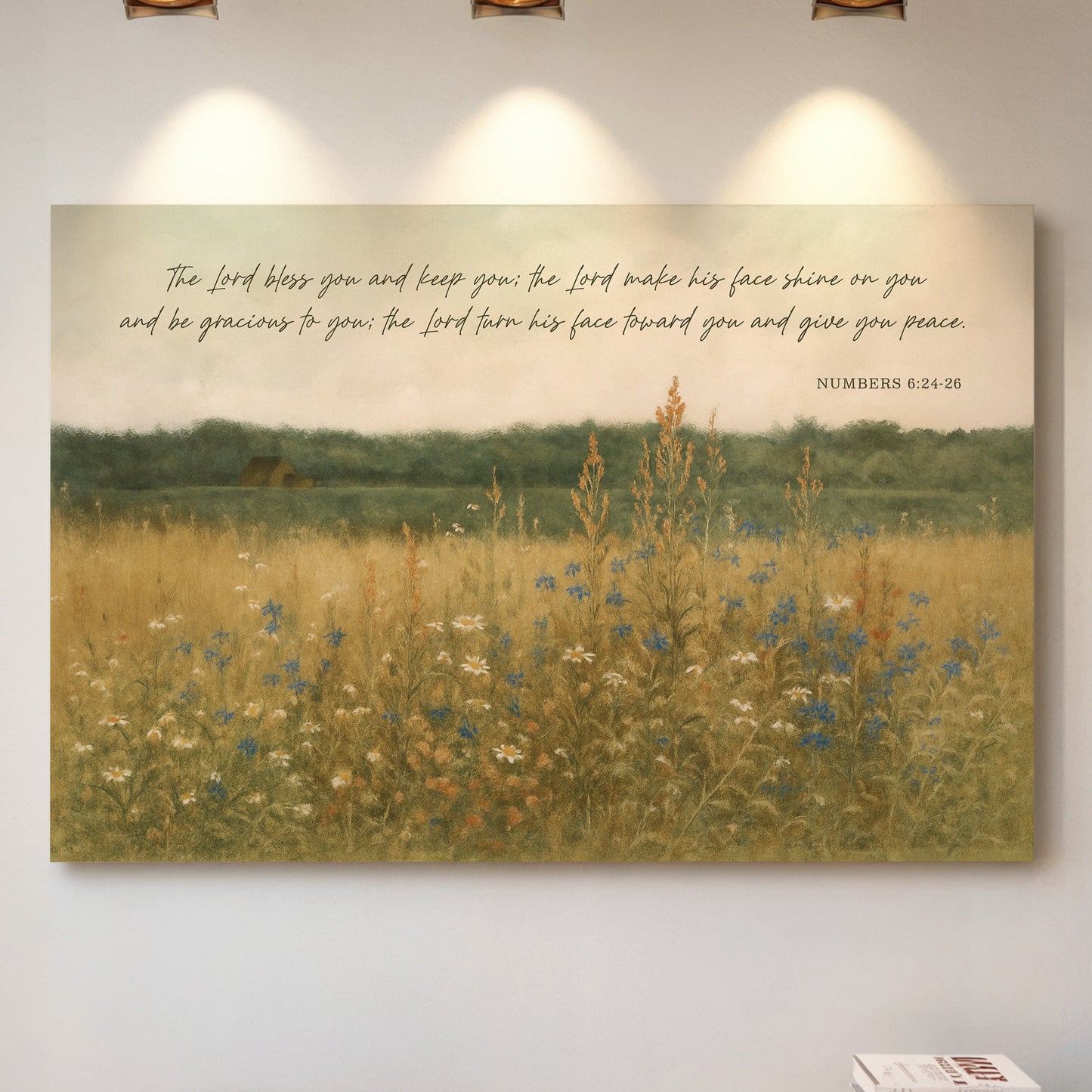 Blessing in Wildflowers Numbers 6:24