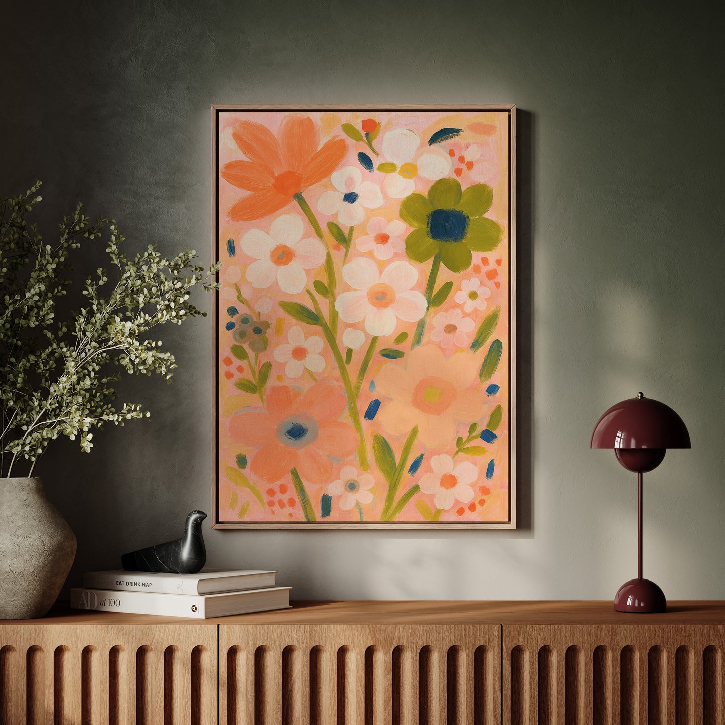 Blush Garden in Full Bloom