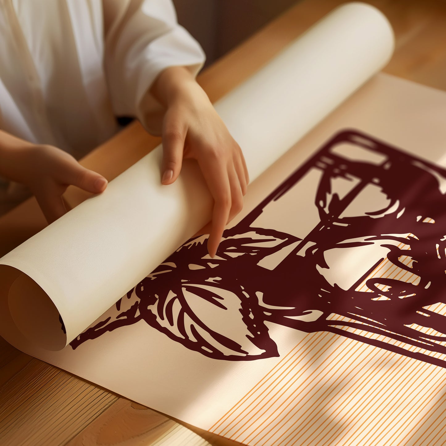 Mint Leaves Dance Above Bourbon