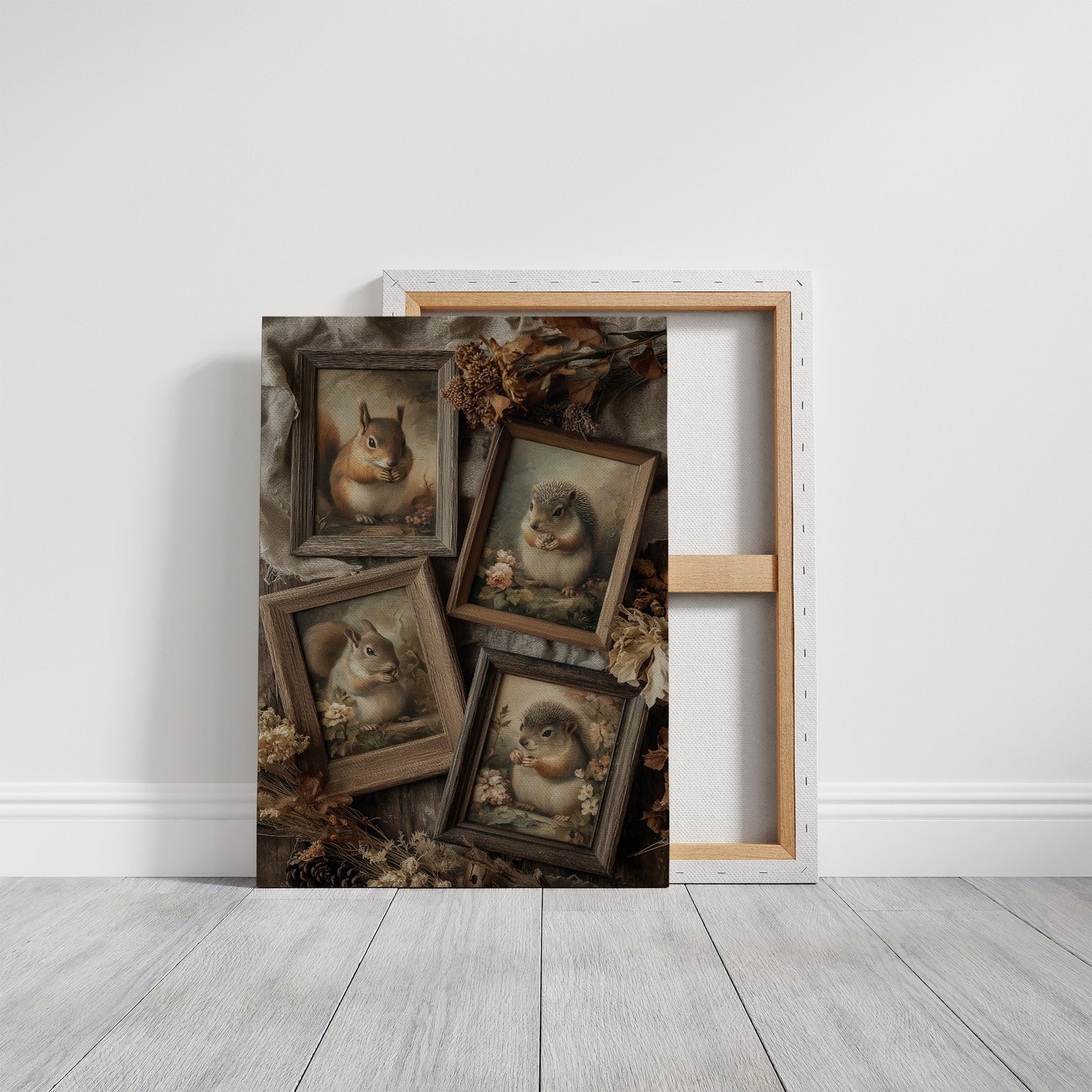 Woodland Portraits in Rustic Frames