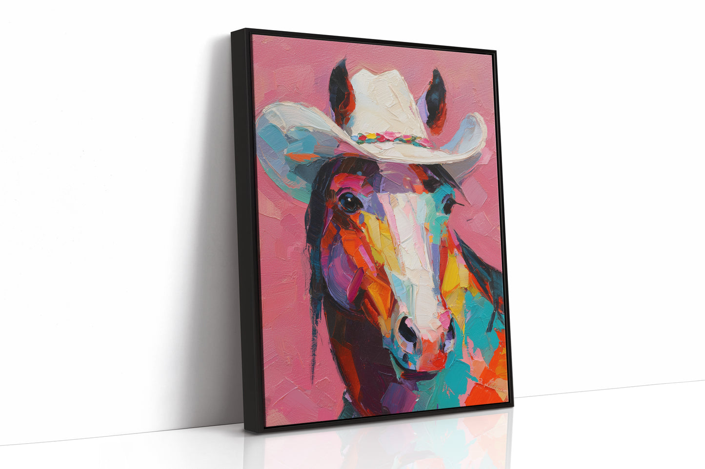 Neon Cowgirl In Bloom