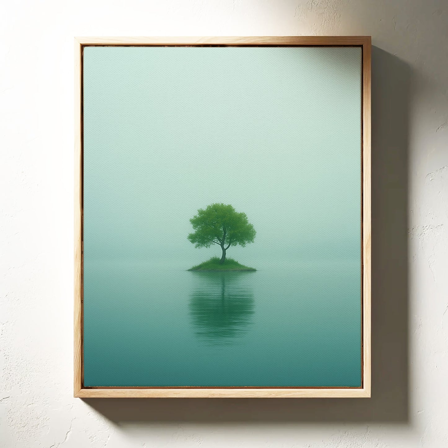 Solitary Tree in Mist