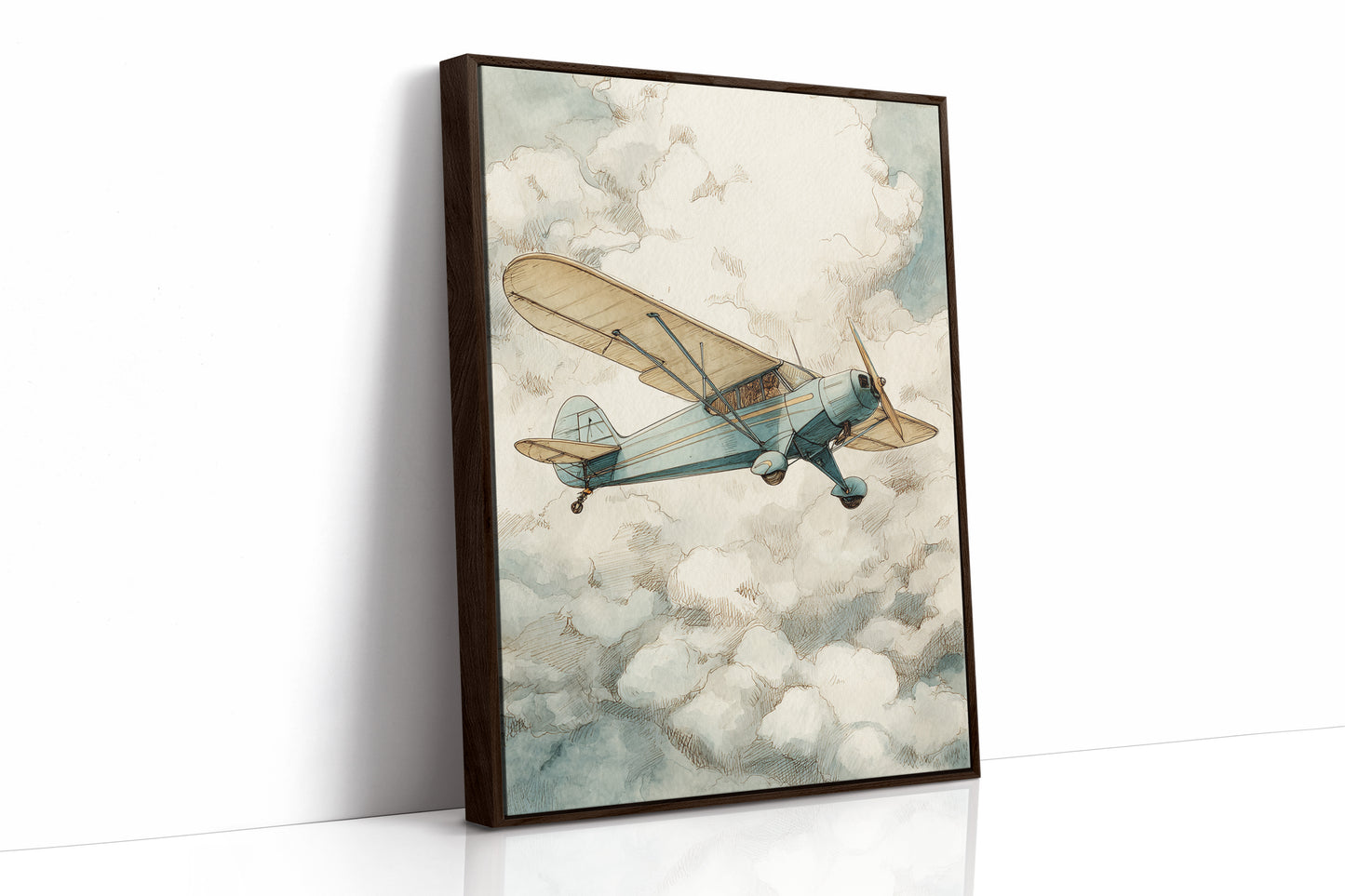 Chasing Horizons in Vintage Blue
