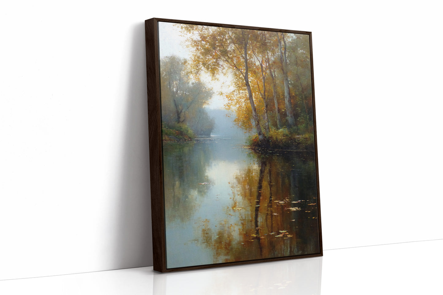 Autumn Reflections on Tranquil Waters