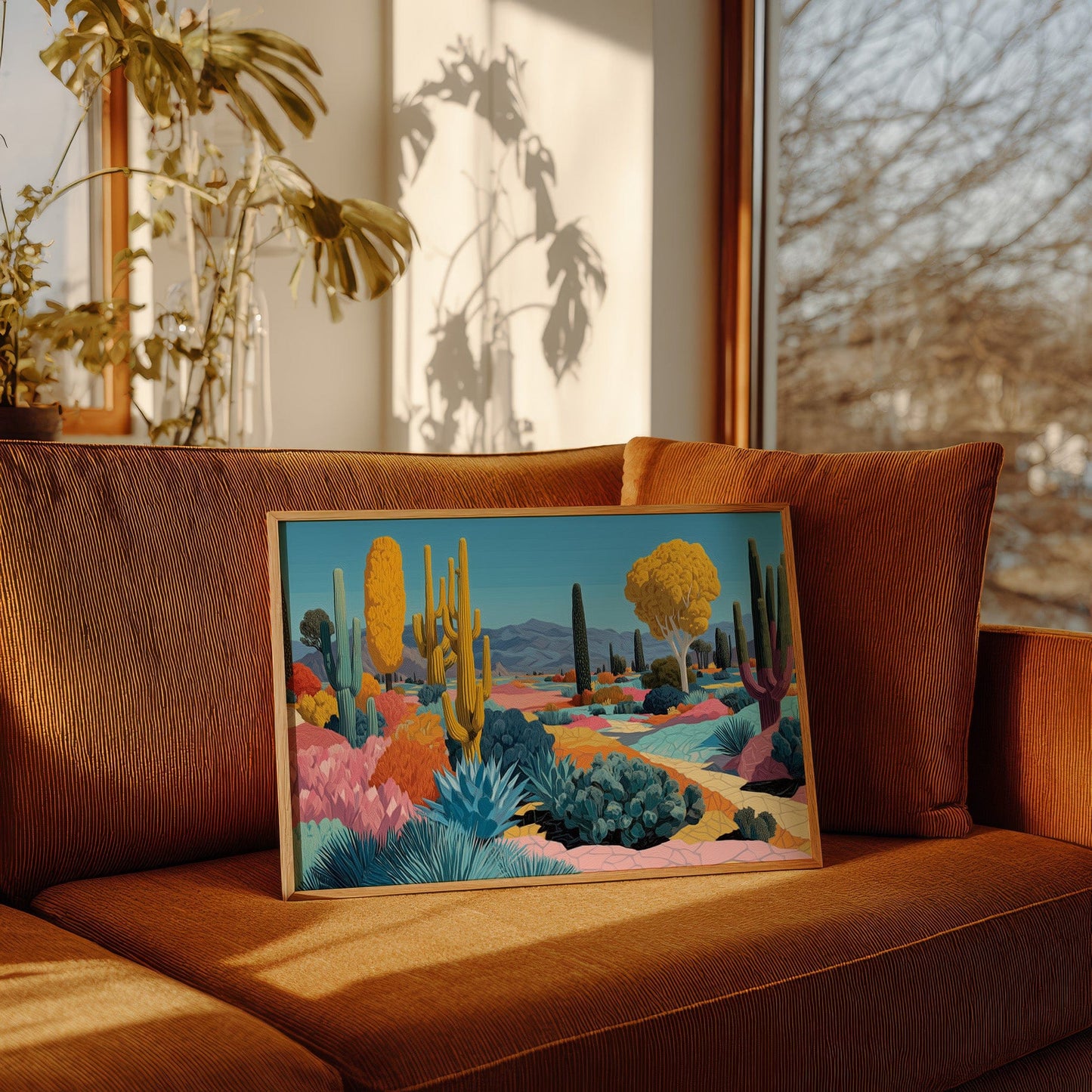 Saguaros Dance In Rainbow Valleys