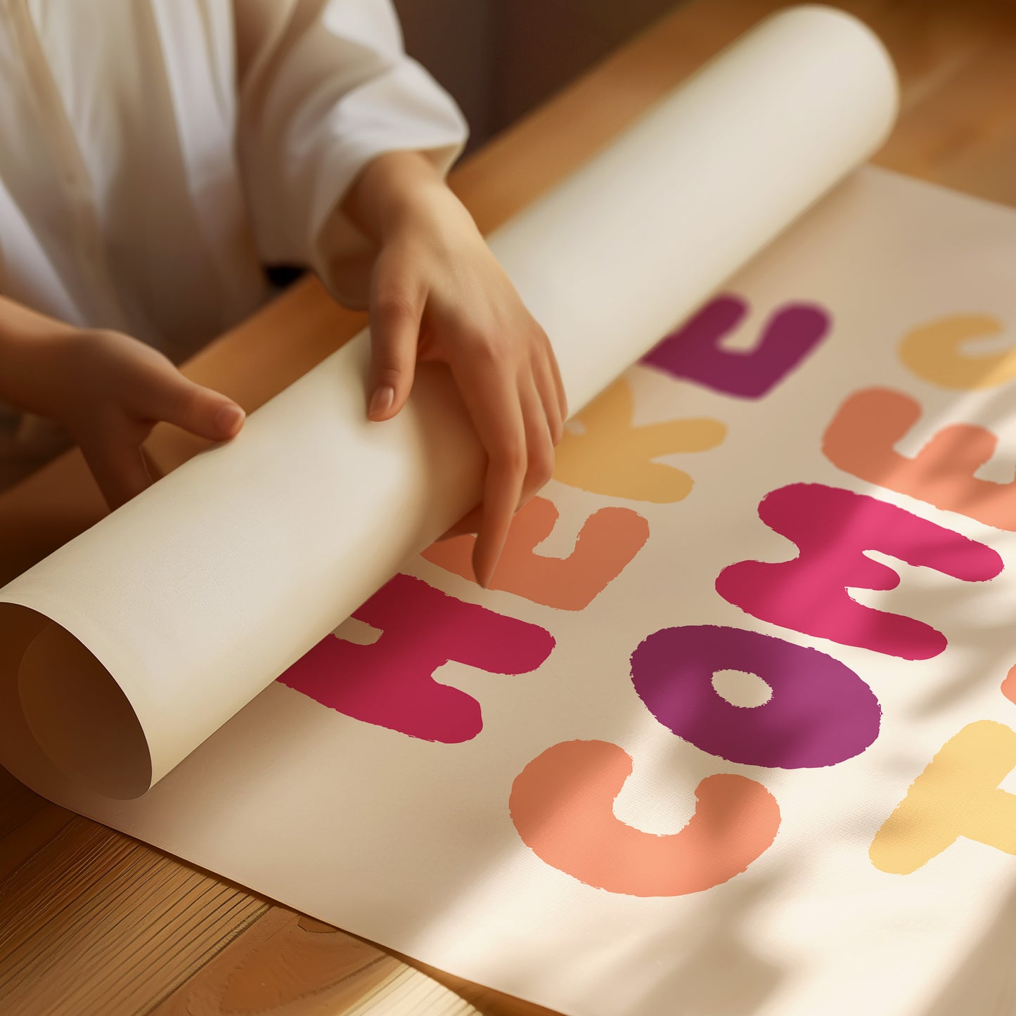 Sunrise Letters Sing Their Joy