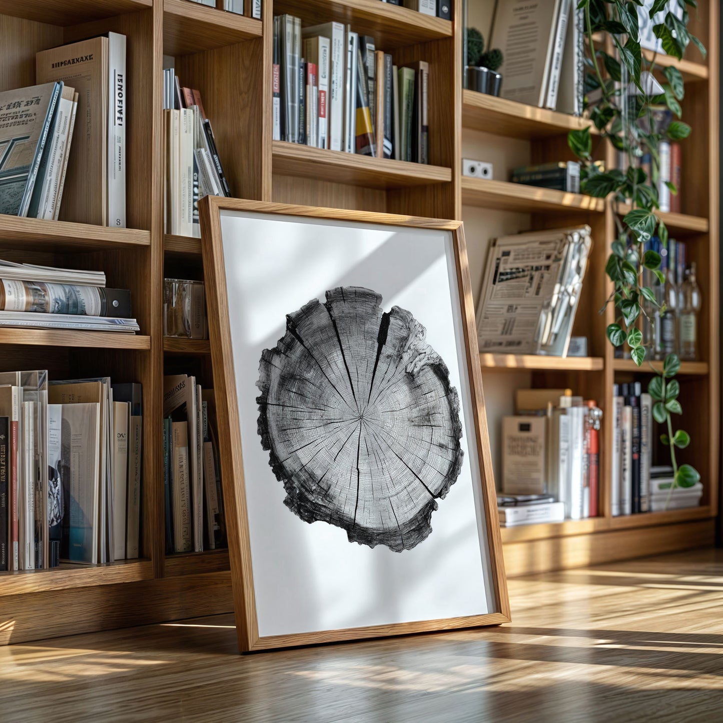 Textured Tree Ring Study