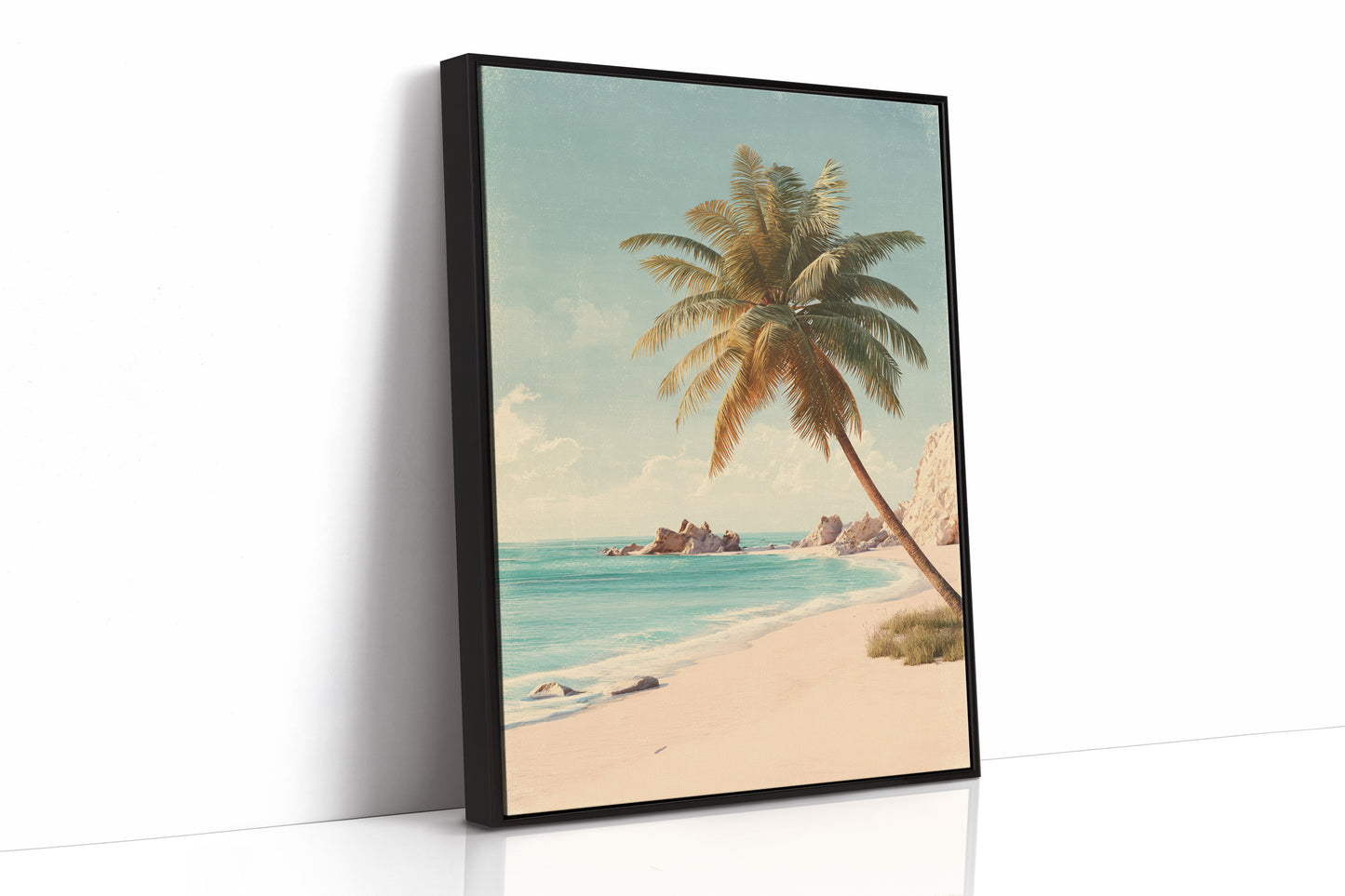 Waves Caress the Golden Shore