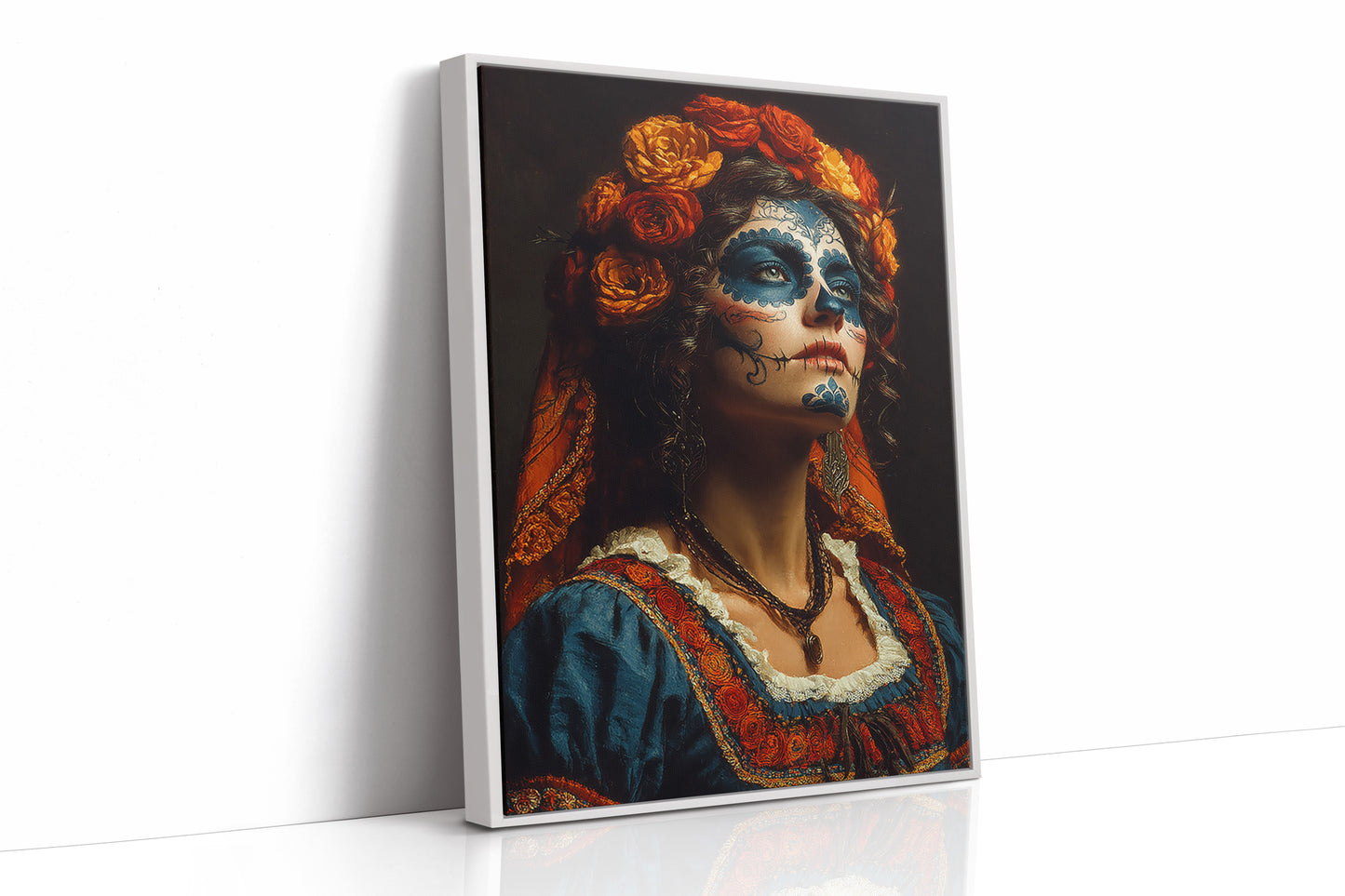 Elegance in Sugar Skull Makeup