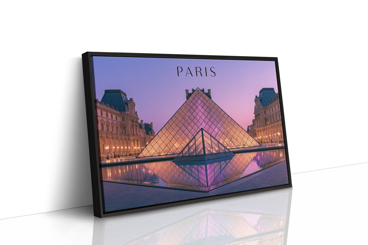 Paris Twilight at the Louvre