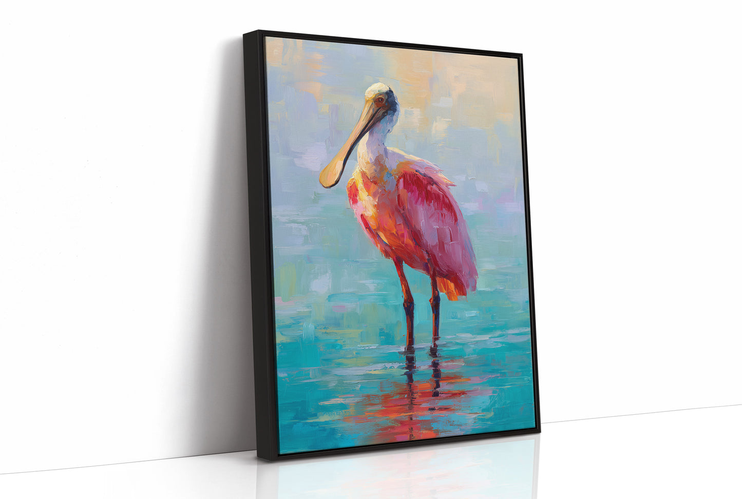 Coral Wader In Turquoise Shallows