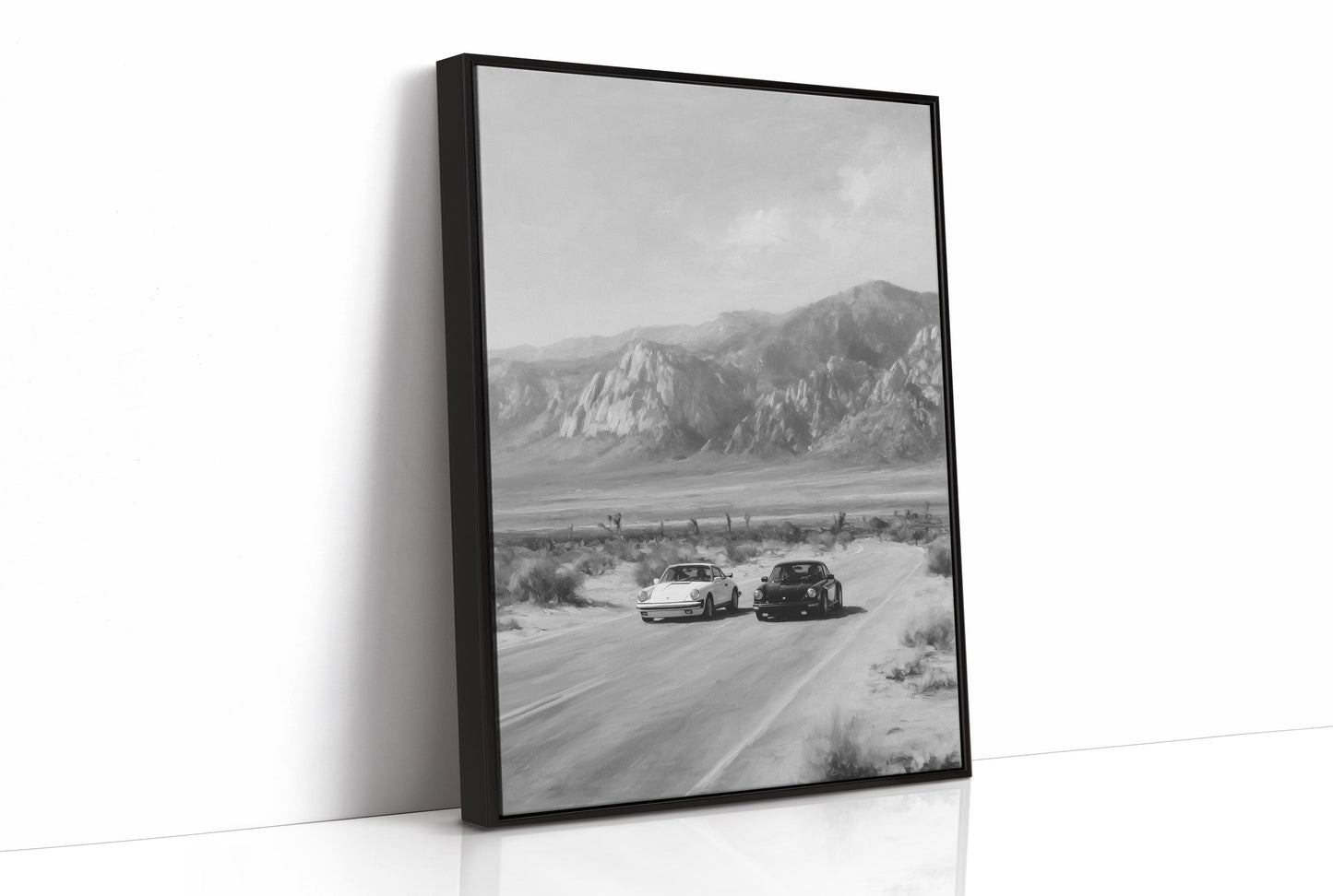 Desert Roads and Distant Peaks
