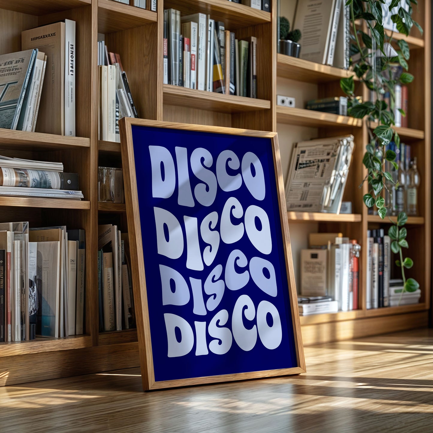 Midnight Grooves Dance Electric Blue