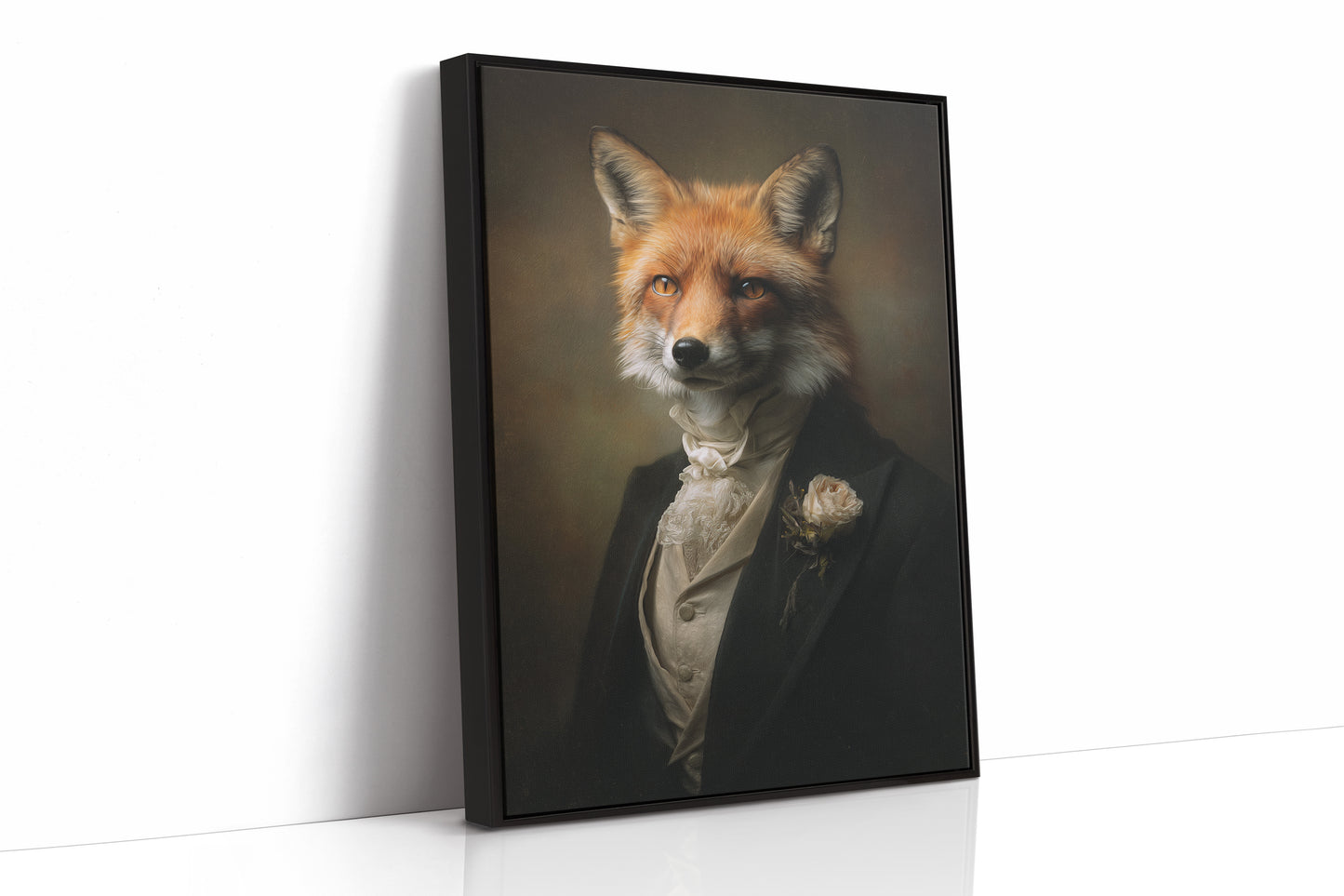 Regal Fox in Formal Attire