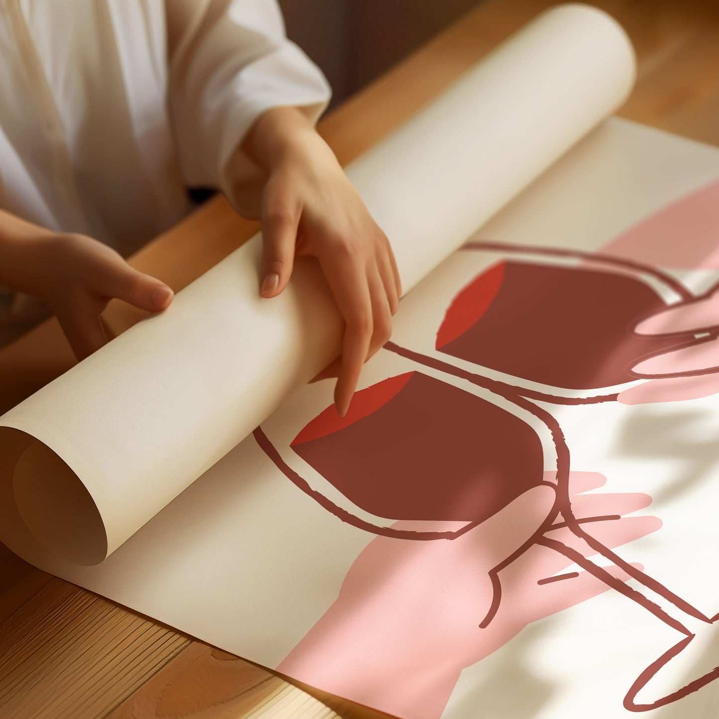 Wine Glasses Dance Their Evening Song