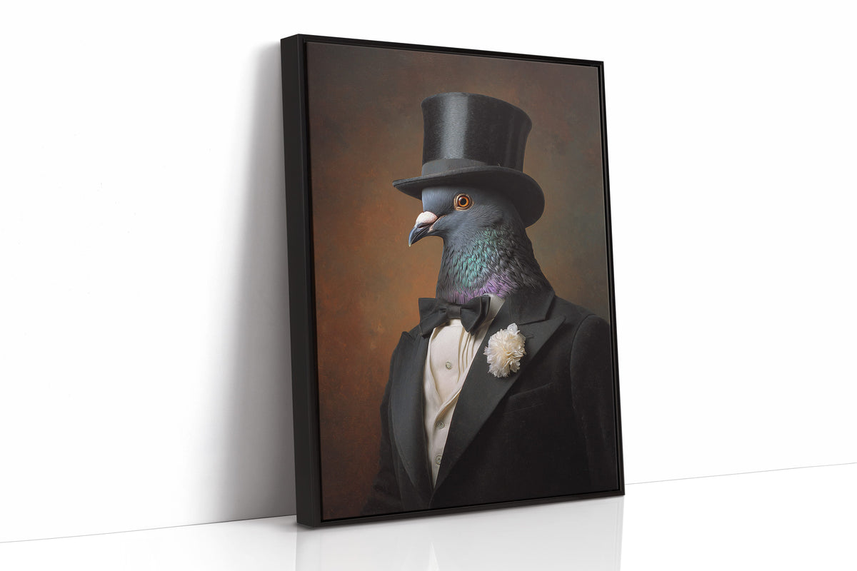 Dapper Feathers and Timeless Elegance