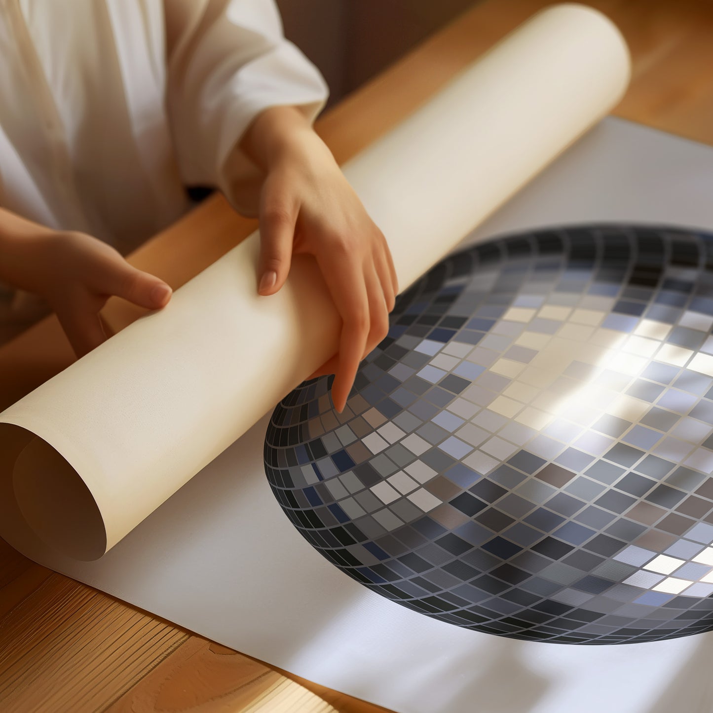 Moonlight Spins Silver Into Dance