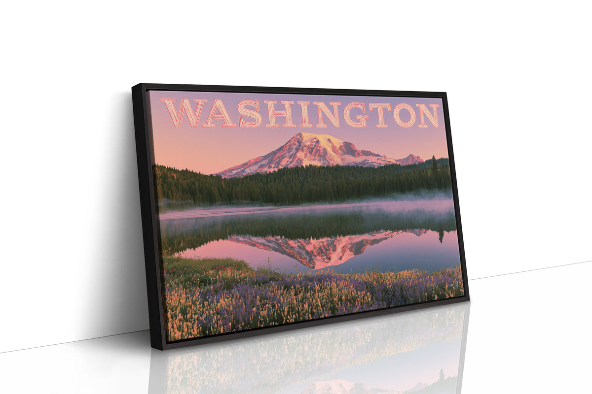 Washington Rainier Reflection