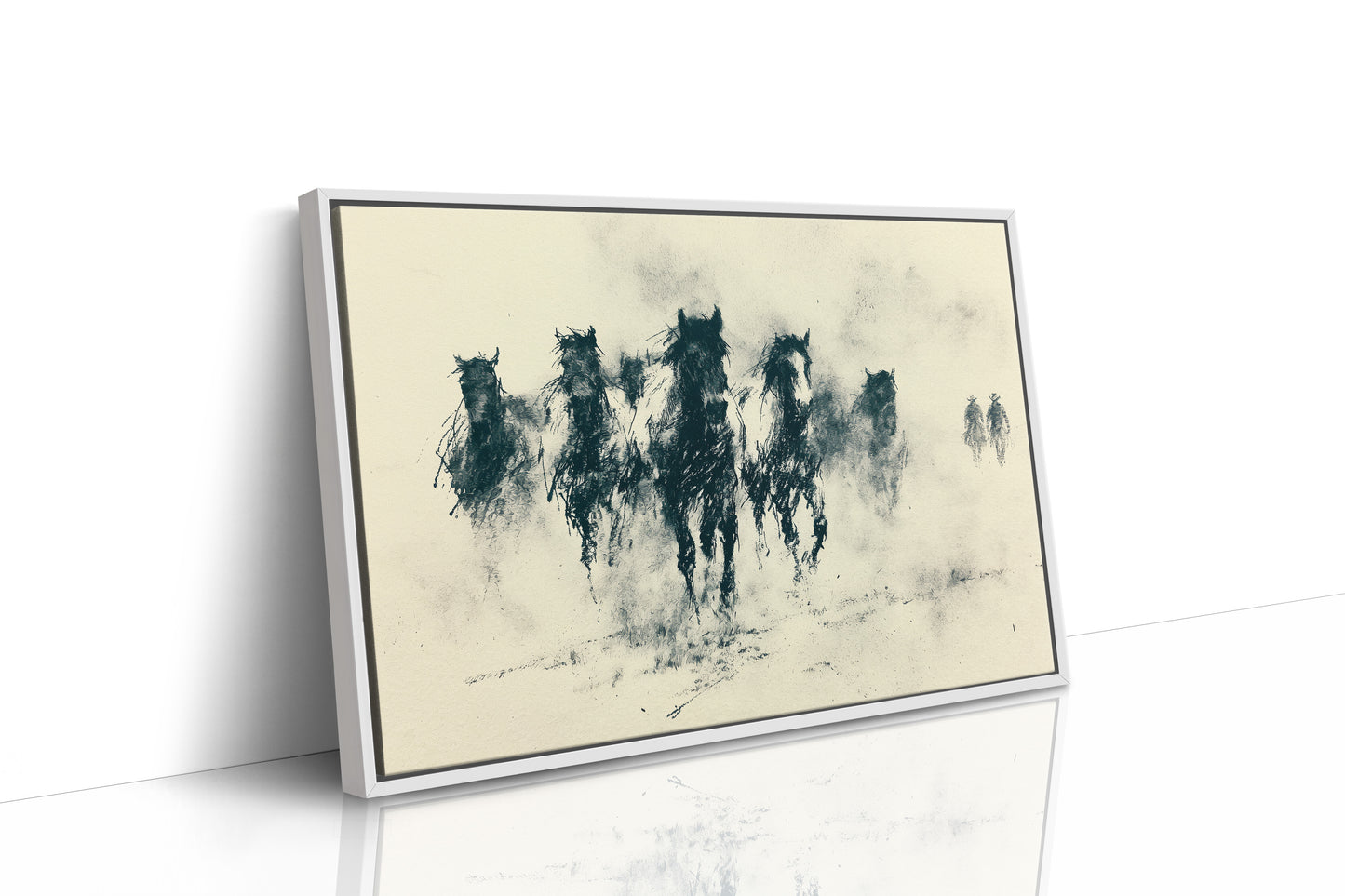 Herd Emerging From the Dust