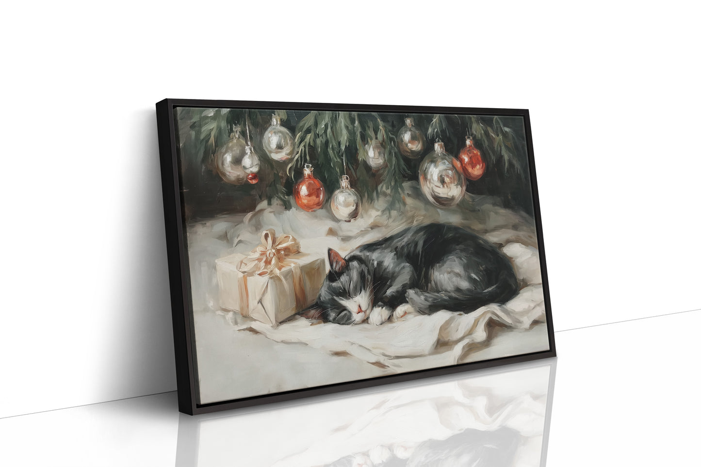 Silent Night Under Christmas Ornaments