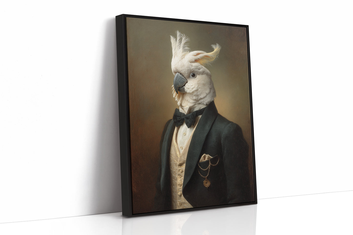 Regal Cockatoo in Formal Attire