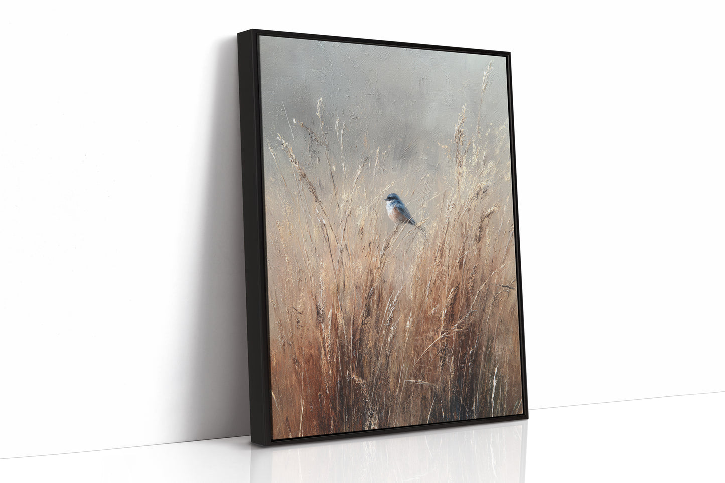 A Moment Among Golden Grasses