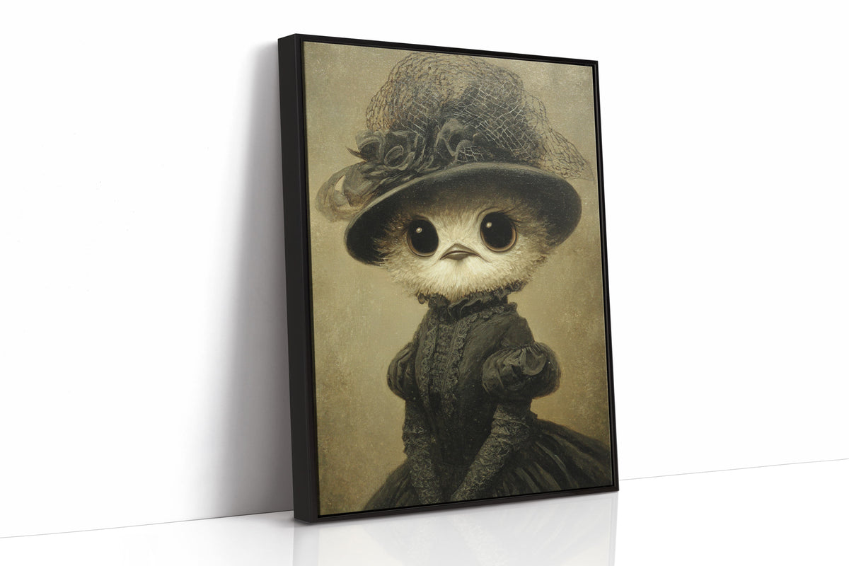 Regal Owl in Elegant Attire