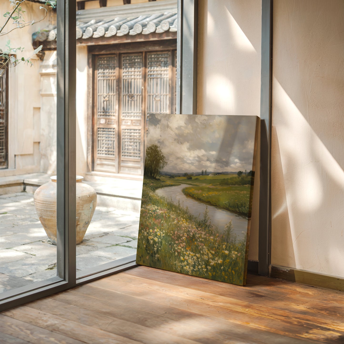 Wildflowers Along the Winding River