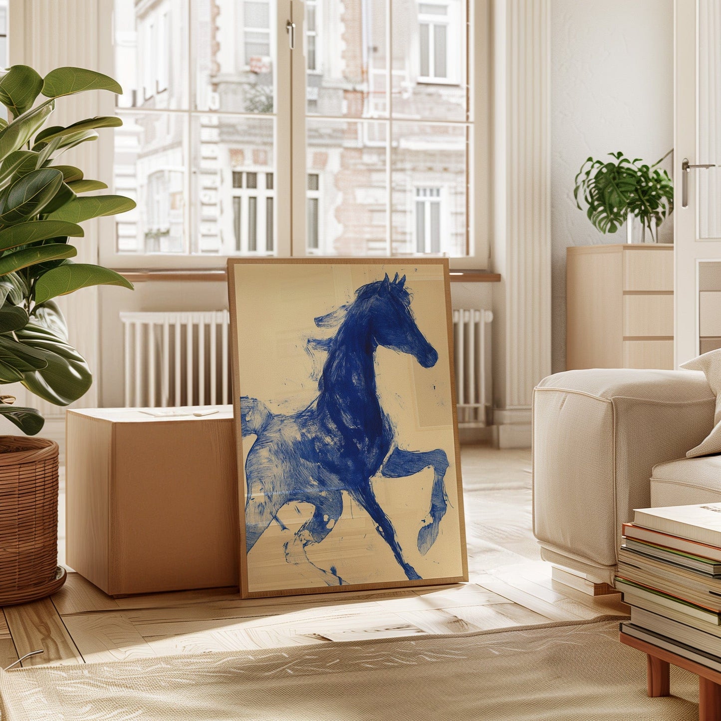 Indigo Stallion Rides The Wind