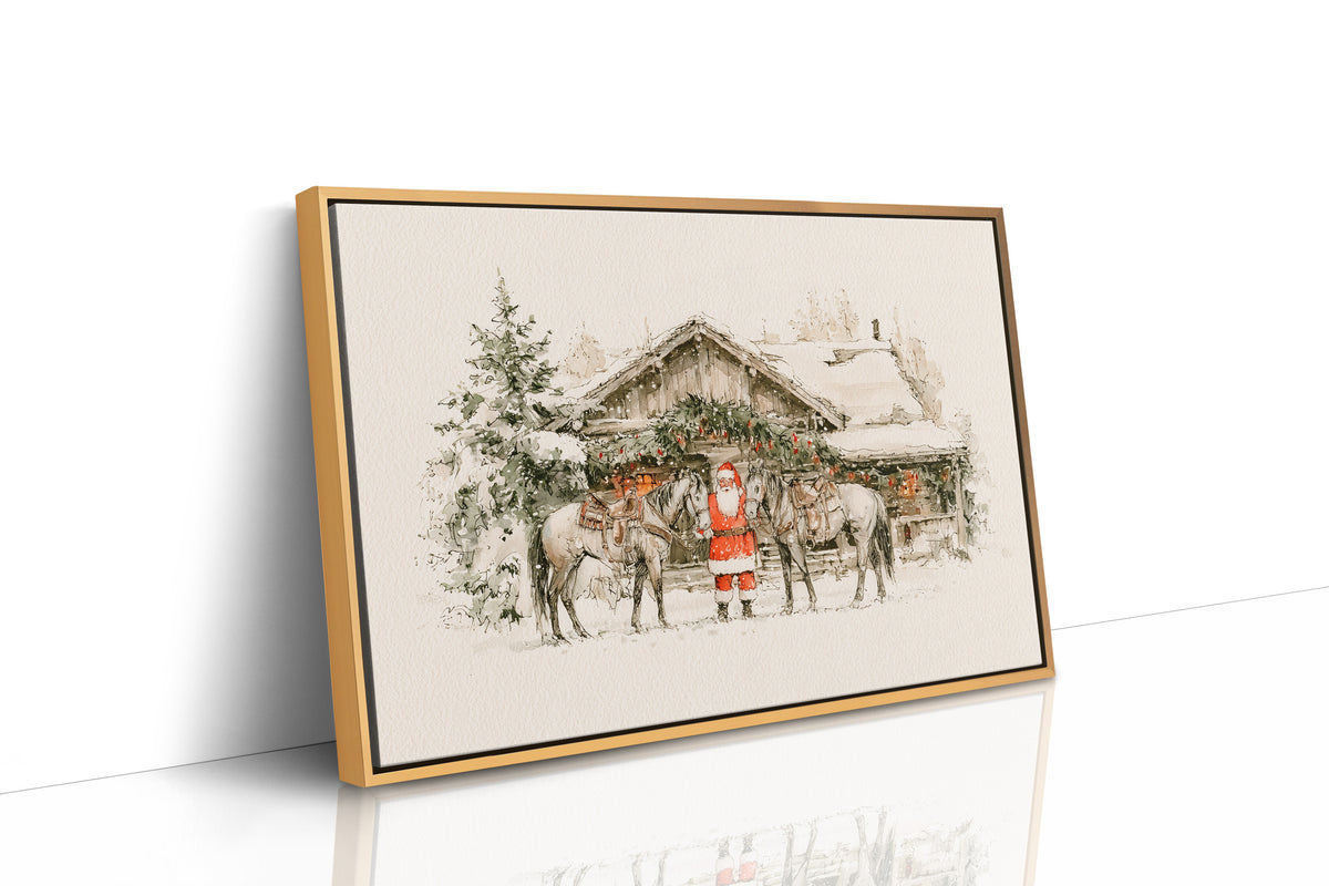 Santa at the Ranch Barn