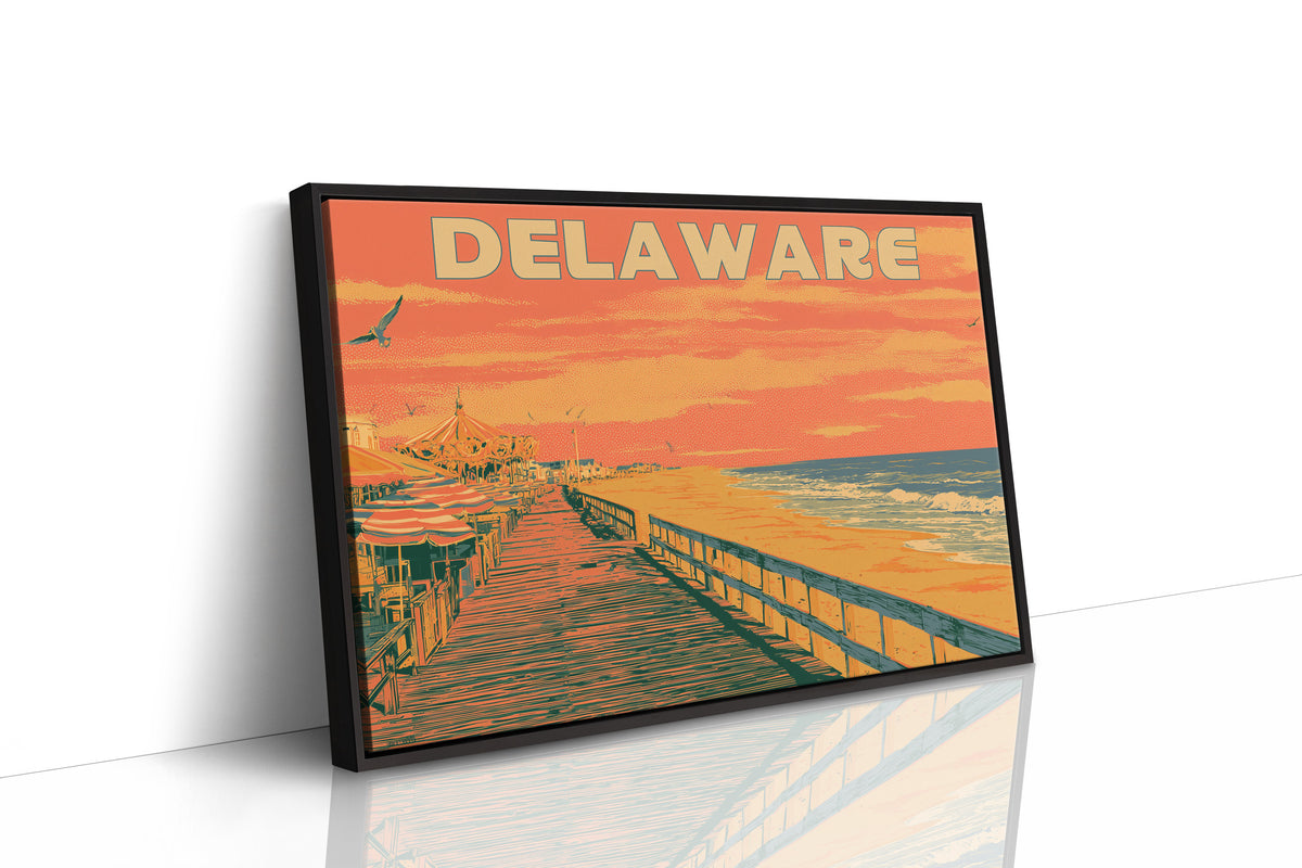 Delaware Boardwalk Sunset