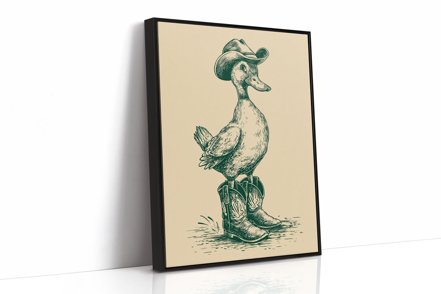 A Duck in Cowboy Boots