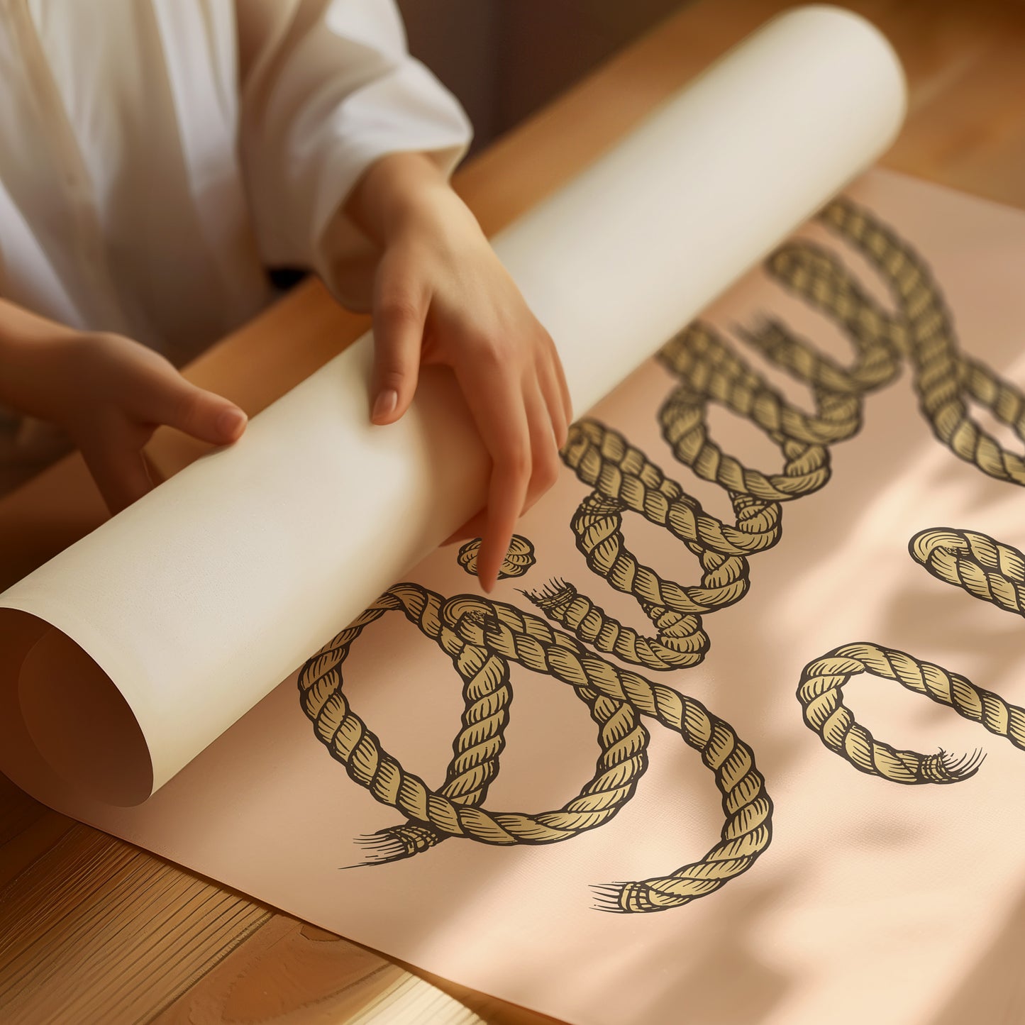 Rope Letters Weave Morning Magic