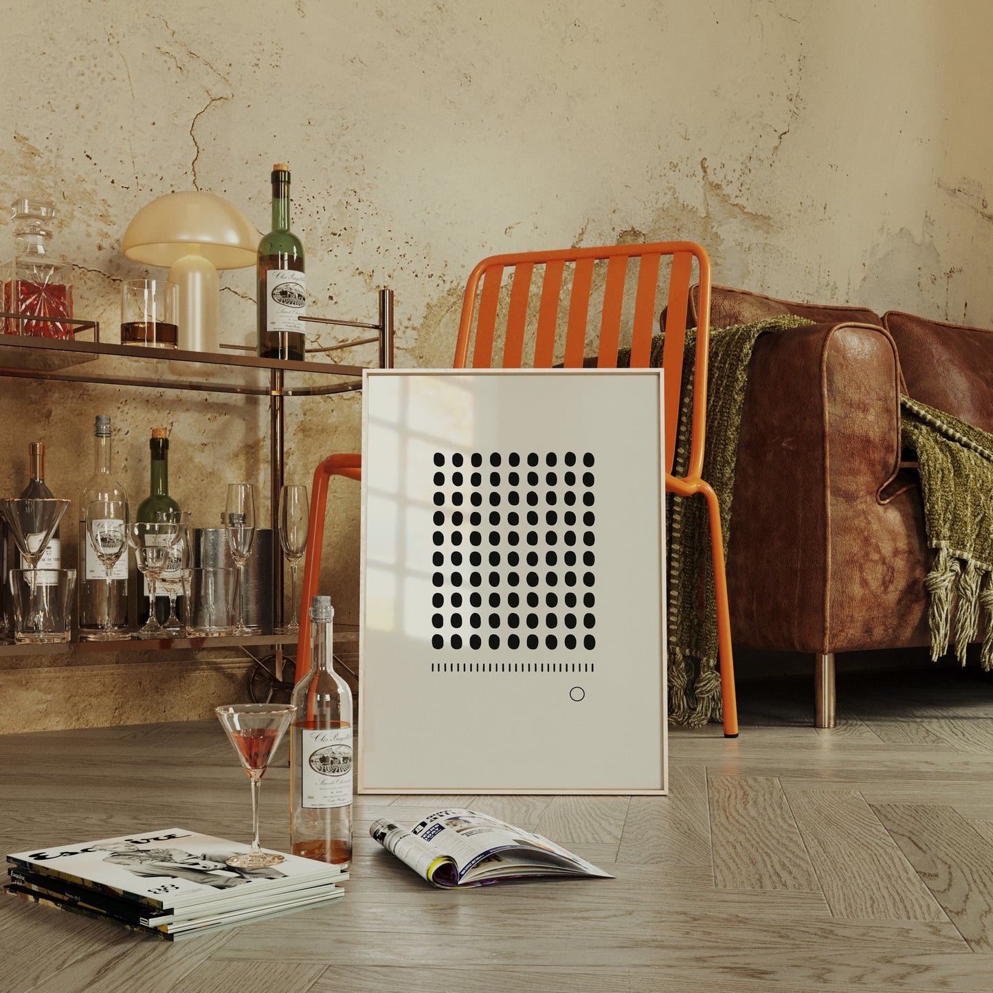 The Ninety-Nine and the One Minimalist Print