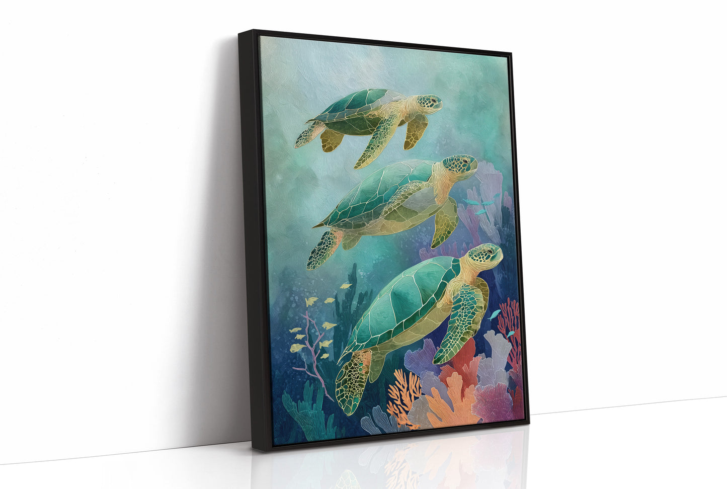 Sea Dancers In Coral Light