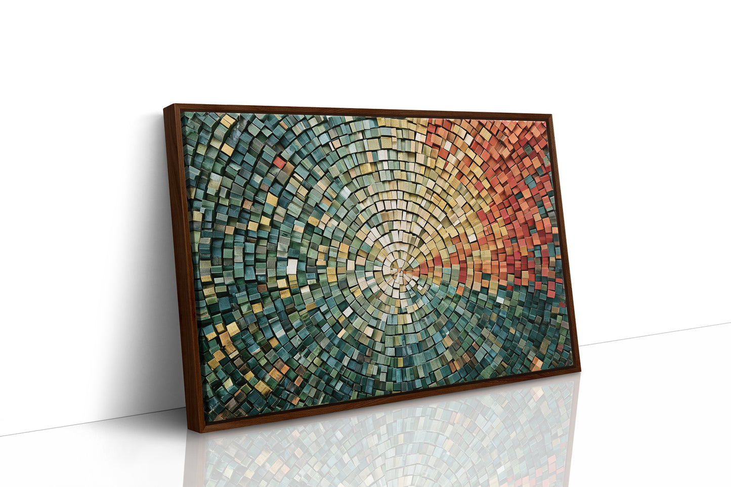 Radiating Terracotta and Sage