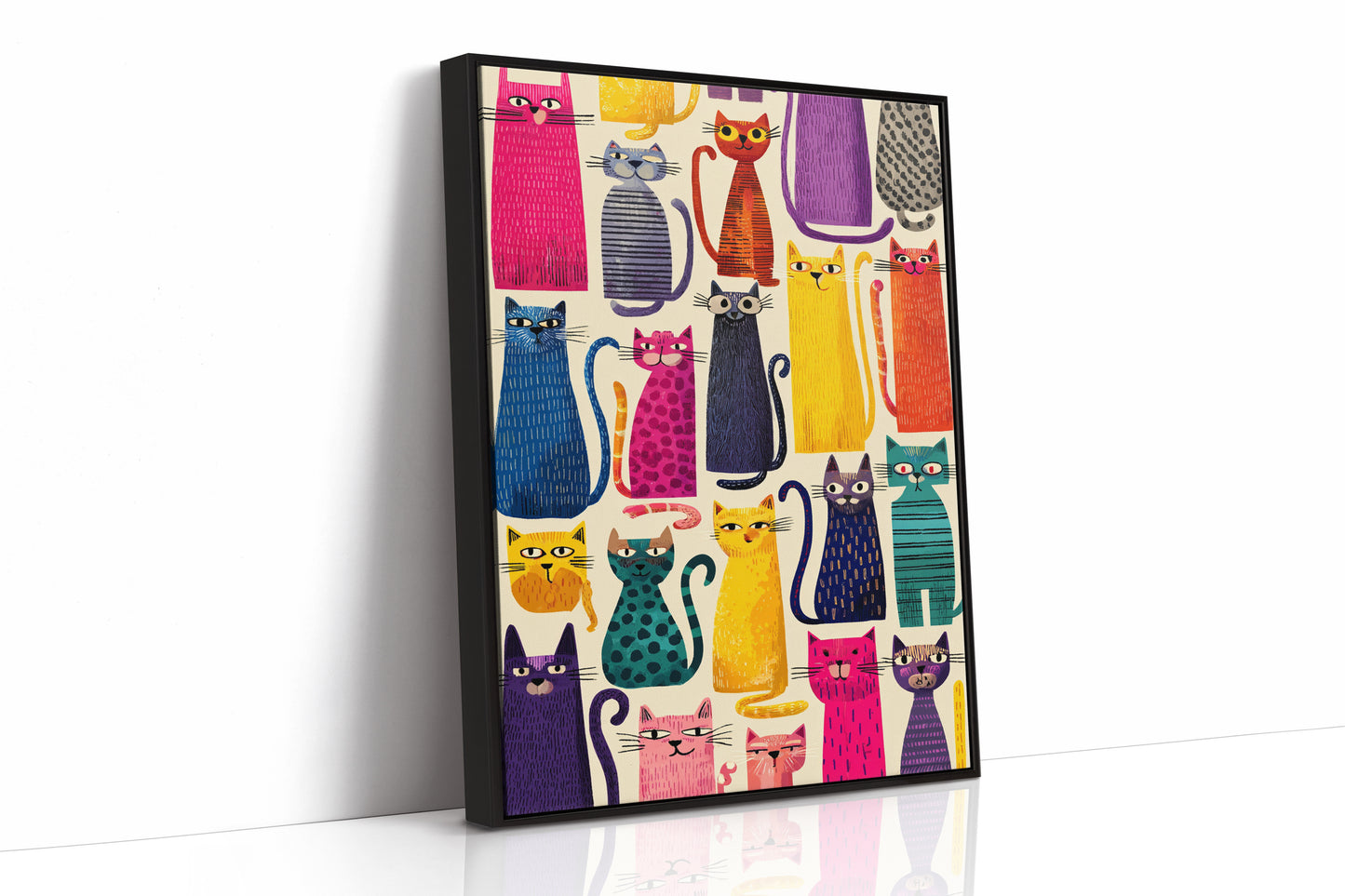 Feline Fiesta in Color