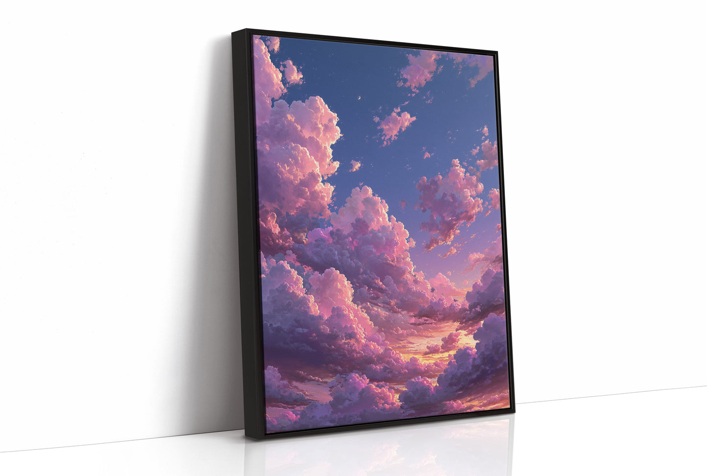Twilight Clouds, Crescent Moon