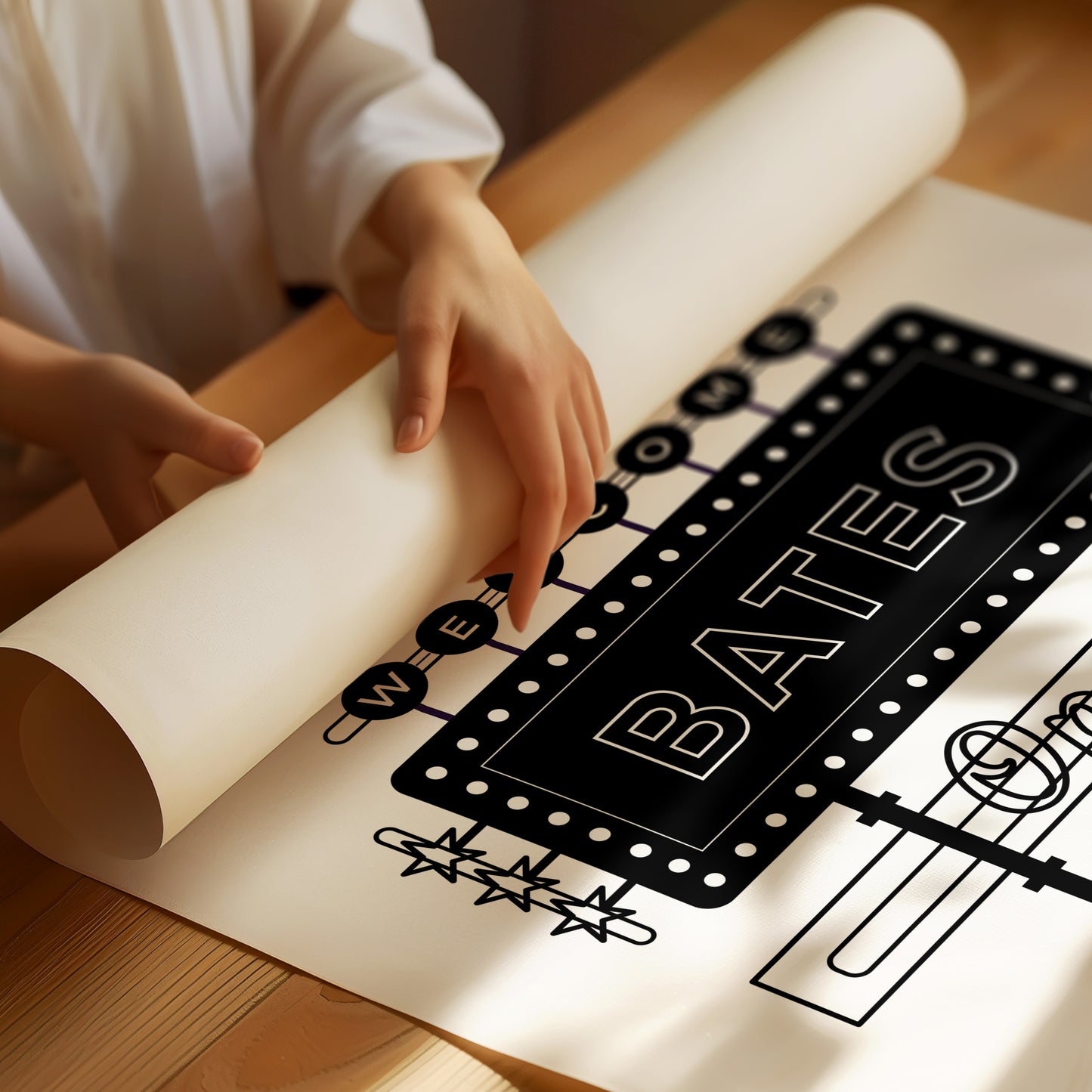 Neon Nights At Small Town Crossroads