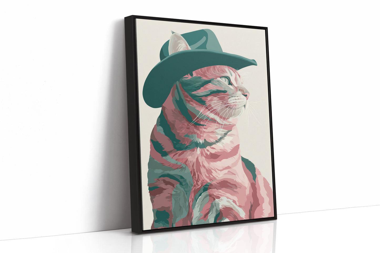 Desert Rose In Teal