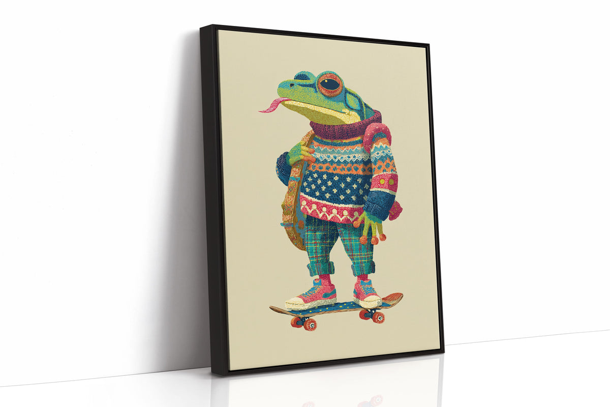 A Skateboarding Tale of Color